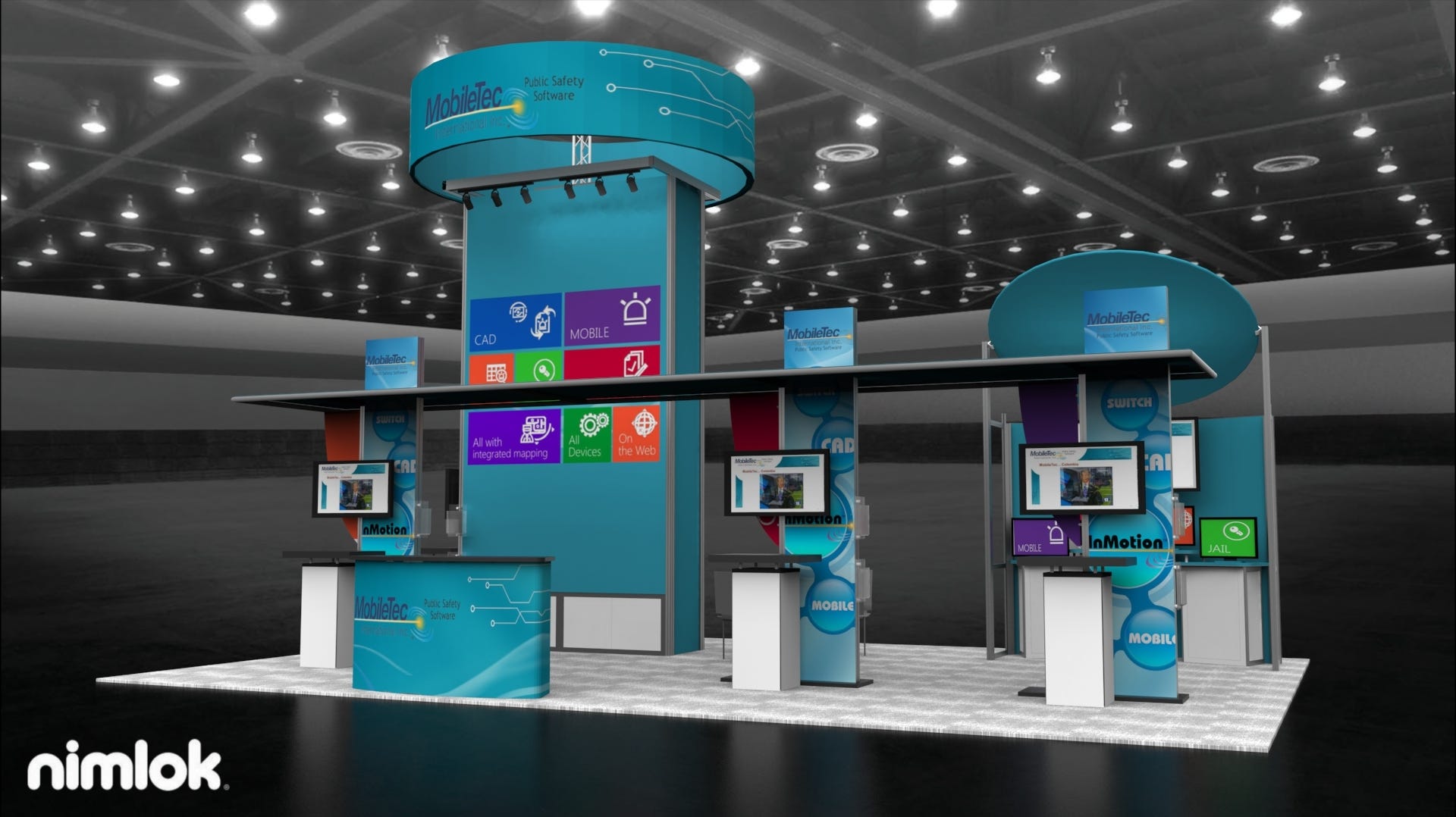 Mobile TecInternational 20x30 Island